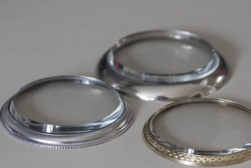 Brand new thick convex - thick, glass