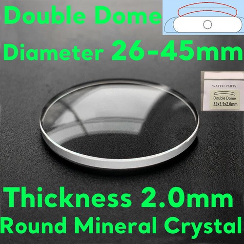 0mm double dome round - double, watch