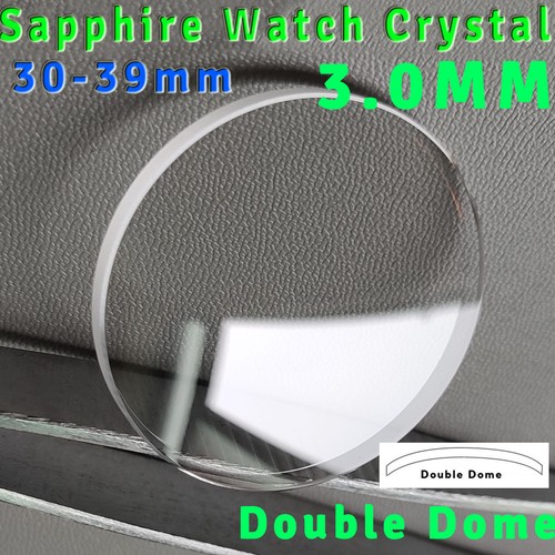 Double domed sapphire - sapphire, 3.0mm
