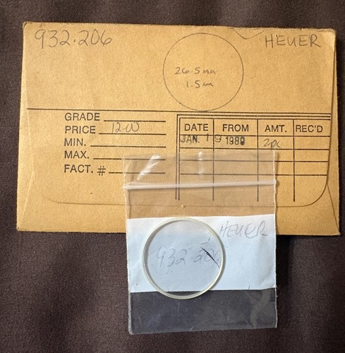 Replacement watch crystal for - watch,