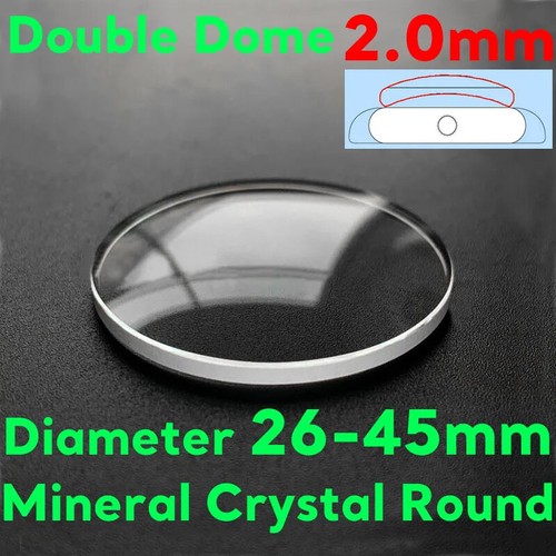 Double dome 0mm round - double, 2.0mm