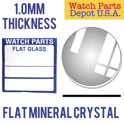Round 00mm thick flat - flat, watch