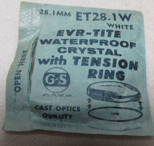 Round watch crystal et28 1w - watch, et28.1w